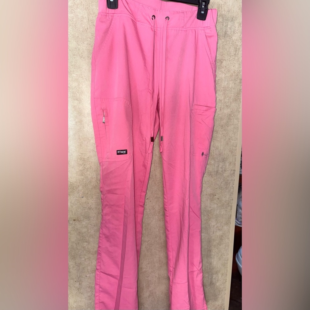 Grey's Anatomy Women's Pink Straight Leg Pants
